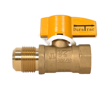 Gas Valve, Straight, 15/16" Male Flare x 1/2" FIP